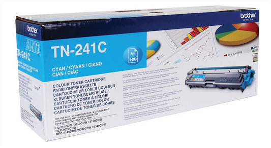 Genuine Brother TN241C Cyan Toner Cartridge