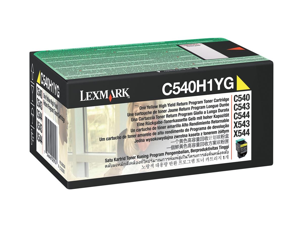 Genuine Lexmark C540H1YG  Yellow Toner Cartridge (VAT included)