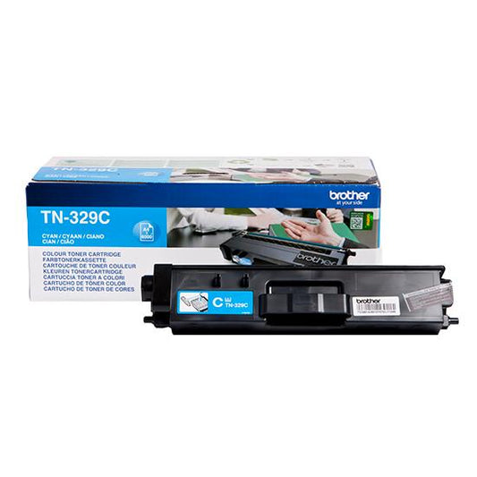 Genuine Brother TN329C (TN-329C) Cyan Toner Cartridge (VAT included)