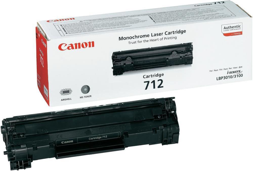 Genuine Canon 712B (1870B002AA) Black Toner Cartridge (VAT included)