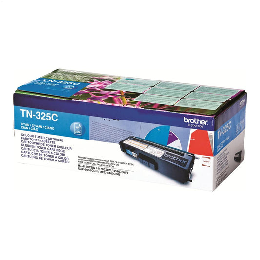 Genuine Brother TN325C (TN-325C) Cyan Toner Cartridge (VAT included)