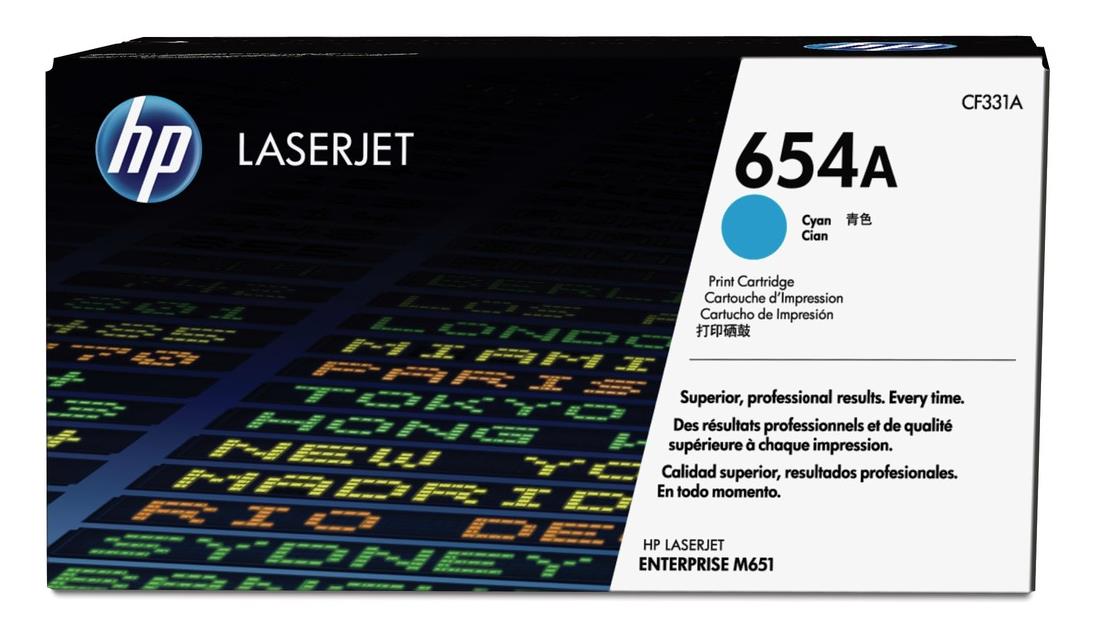 Genuine HP CF331A (654A) Cyan Toner Cartridge (VAT included) – Ink Robot