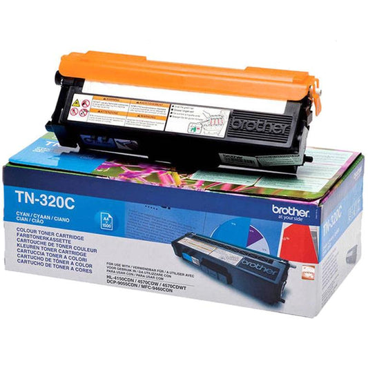 Genuine Brother TN320C (TN-320C) Cyan Toner Cartridge (VAT included)