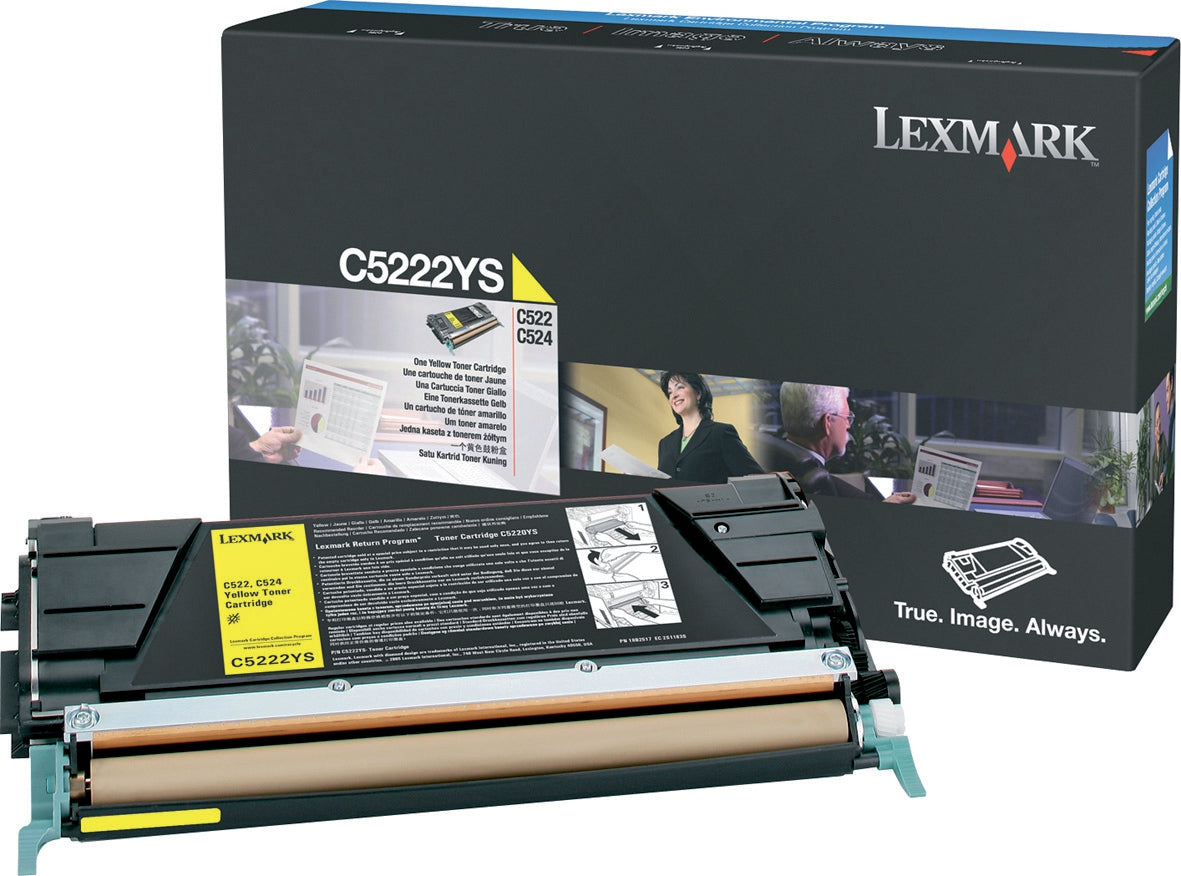 Genuine Lexmark C5220YS  Yellow Toner Cartridge (VAT included)