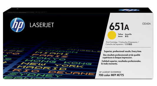 Genuine HP CE342A (651A) Yellow Toner Cartridge (VAT included)