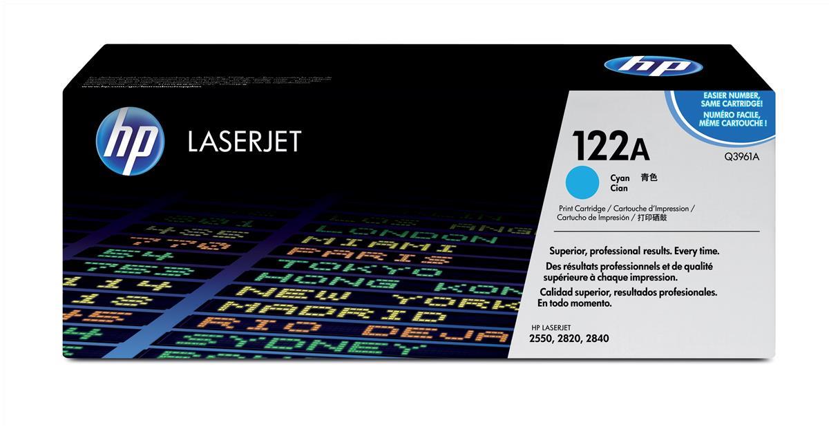 Genuine HP Q3961A (122A) Cyan Toner Cartridge (VAT included)