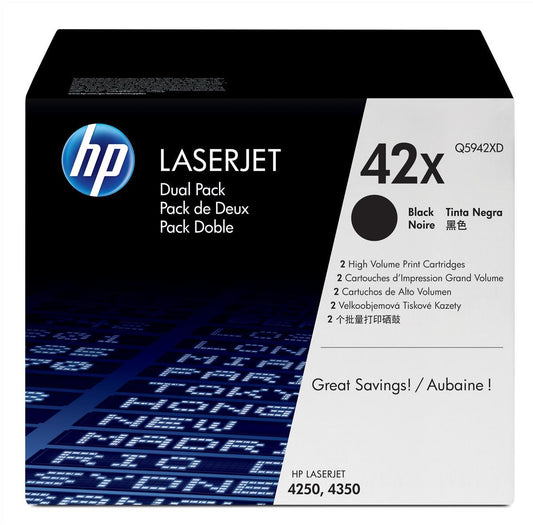 Genuine HP Q5942XD (42X) Black Toner Cartridge (VAT included)