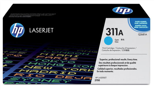 Genuine HP Q2681A (311A) Cyan Toner Cartridge (VAT included)