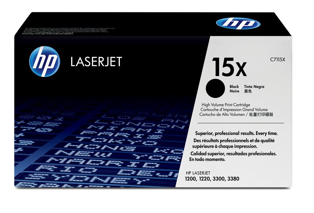 Genuine HP C7115X (15X) Black Toner Cartridge (VAT included)