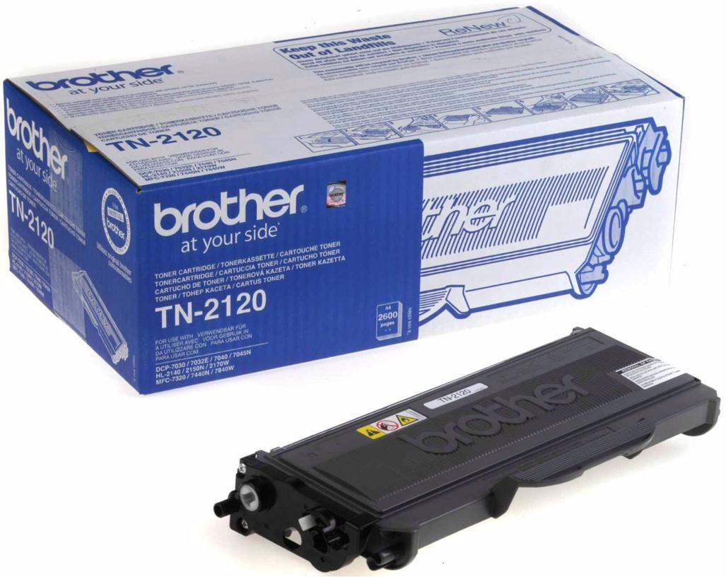 Genuine Brother TN2120 (TN-2120) Black Toner Cartridge (VAT included)