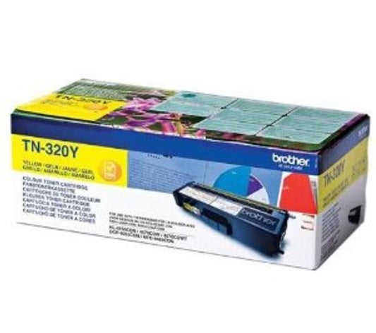 Genuine Brother TN320Y (TN-320Y) Yellow Toner Cartridge (VAT included)