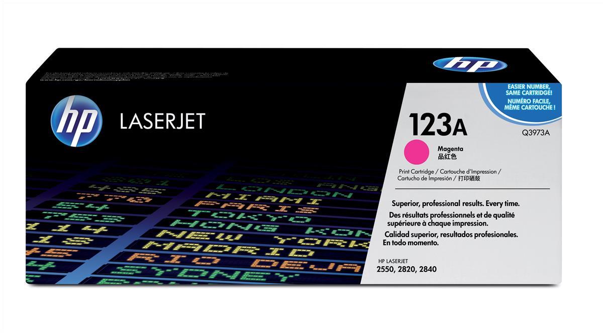 Genuine HP Q3973A (123A) Magenta Toner Cartridge (VAT included)