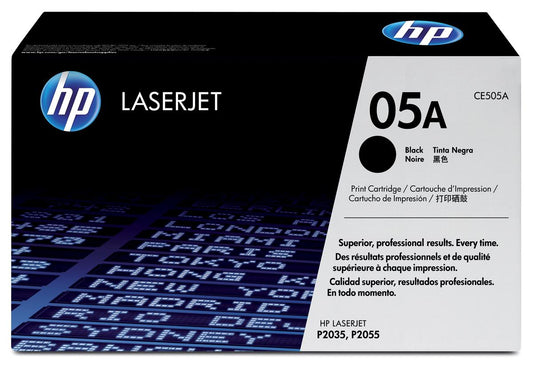 Genuine HP CE505A (05A) Black Toner Cartridge (VAT included)