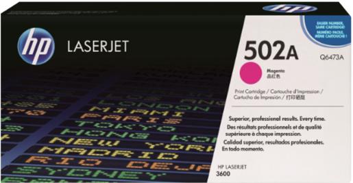 Genuine HP Q6473A (502A) Magenta Toner Cartridge (VAT included)