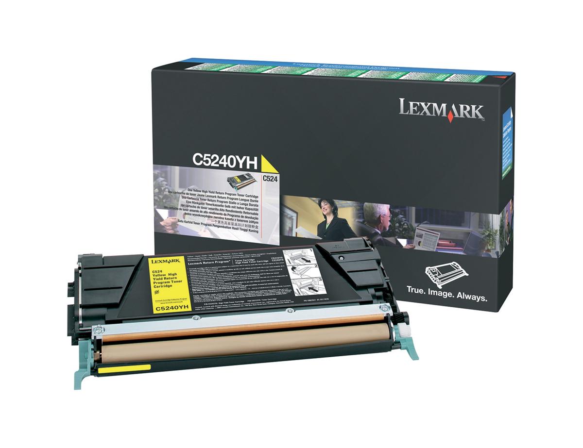 Genuine Lexmark C5240YH  Yellow Toner Cartridge (VAT included)