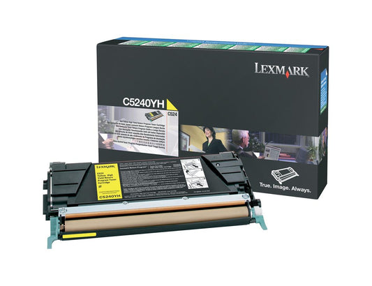 Genuine Lexmark C5240YH  Yellow Toner Cartridge (VAT included)