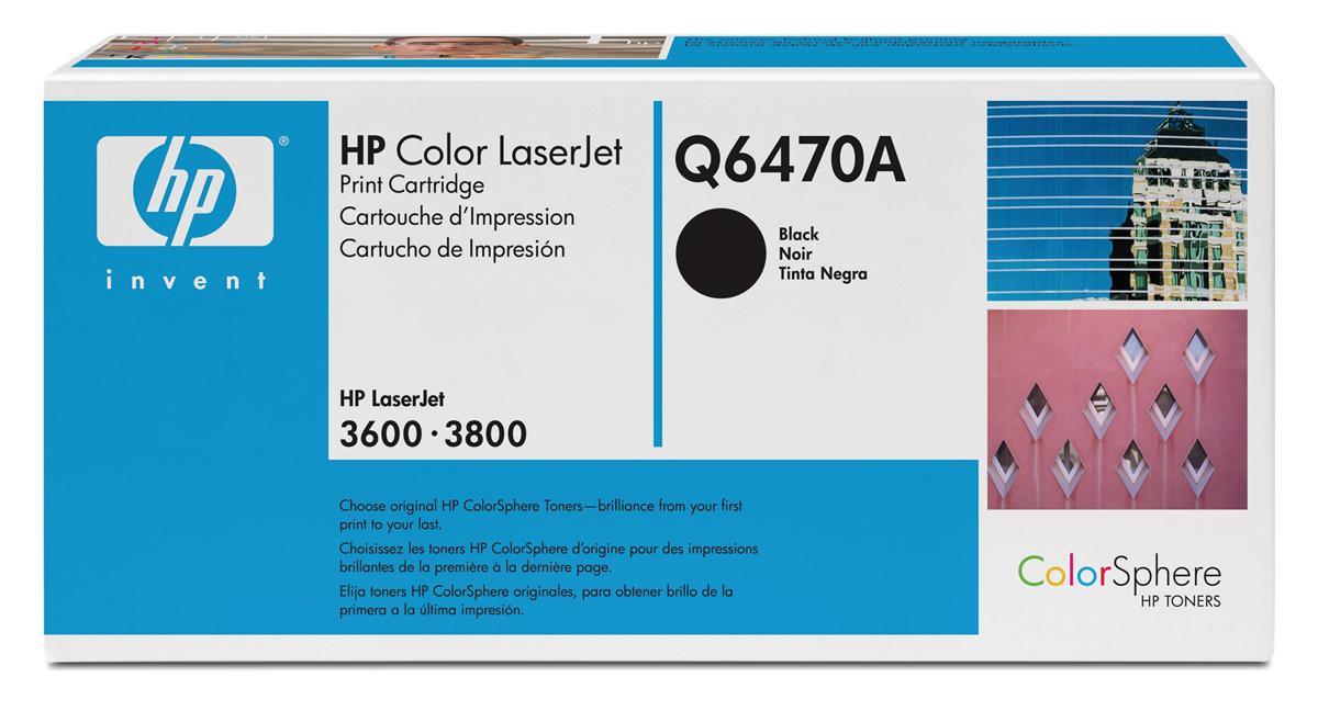 Genuine HP Q6470A (501A) Black Toner Cartridge (VAT included)