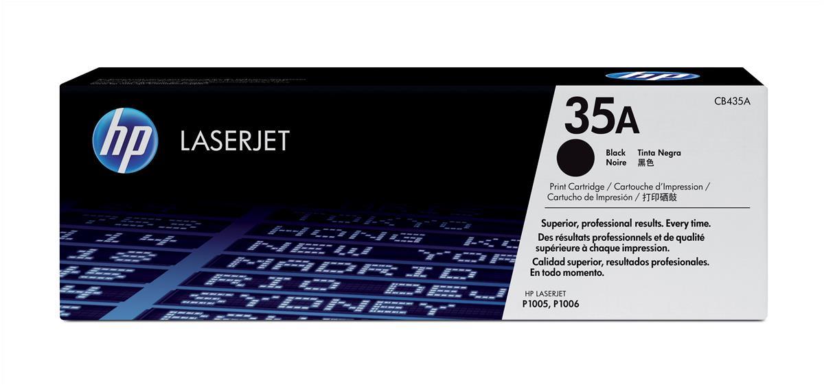 Genuine HP CB435A (35A) Black Printer Toner Cartridge