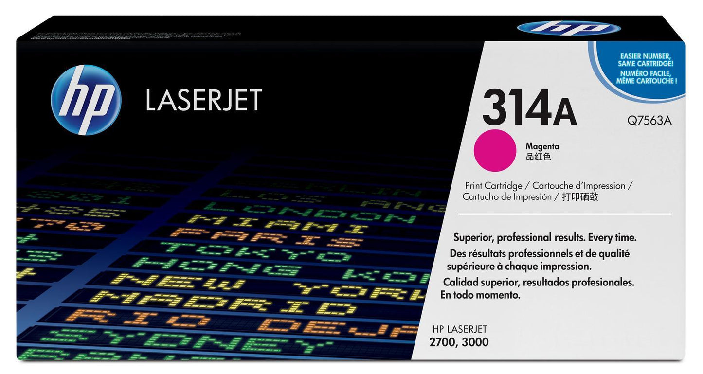 Genuine HP Q7563A (314A) Magenta Toner Cartridge (VAT included)