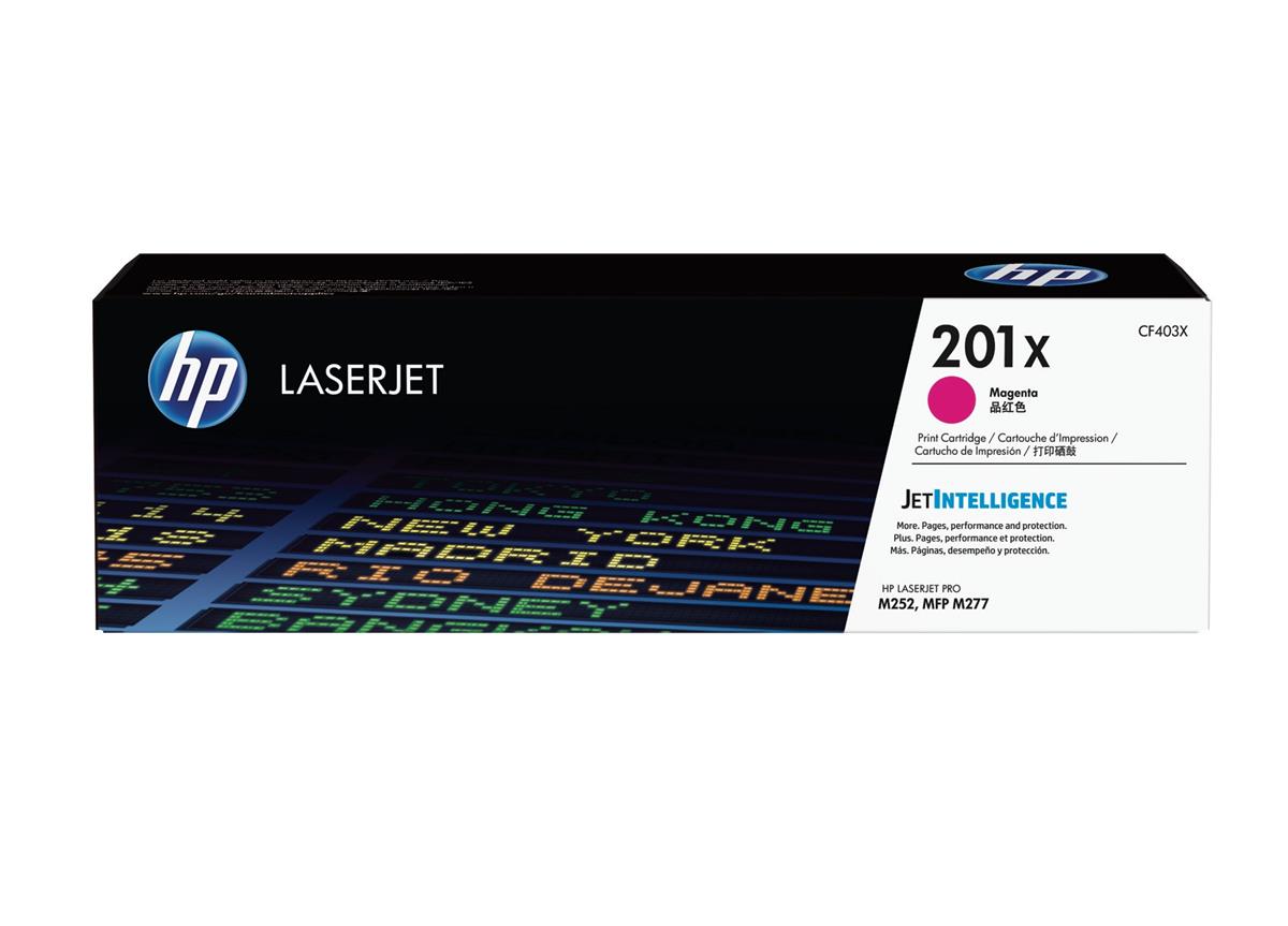 Genuine HP CF403X (201X) Magenta High Capacity Printer Toner Cartridge