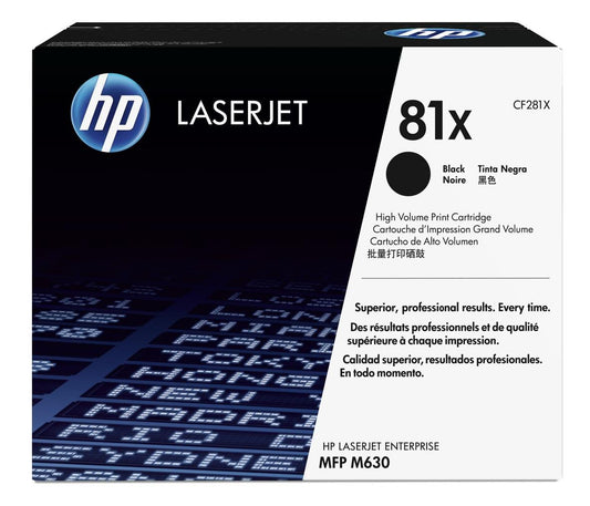 Genuine HP CF281X (81X) Black Toner Cartridge (VAT included)