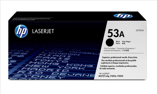 Genuine HP Q7553A (53A) Black Toner Cartridge (VAT included)