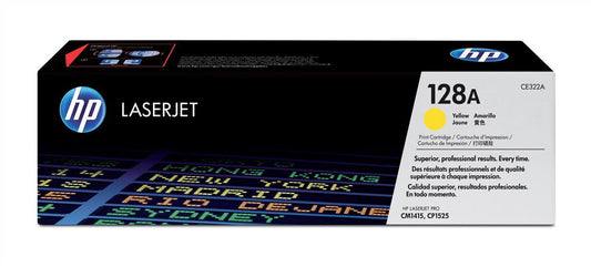 Genuine HP CE322A (128A) Yellow Toner Cartridge (VAT included)