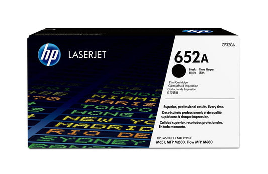 Genuine HP CF320A (652A) Black Toner Cartridge