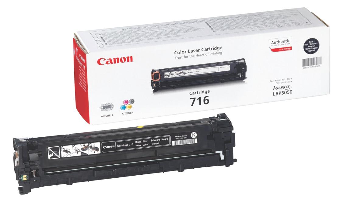 Genuine Canon 716B (1980B002) Black Toner Cartridge (VAT included)