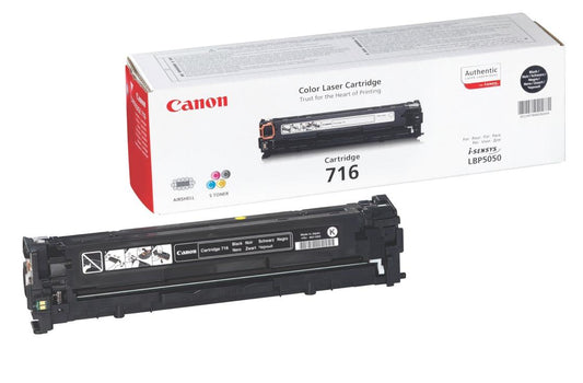 Genuine Canon 716B (1980B002) Black Toner Cartridge (VAT included)