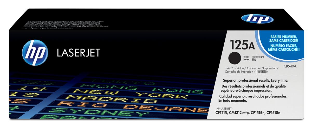 Genuine HP CB540A (125A) Black Toner Cartridge (VAT included)