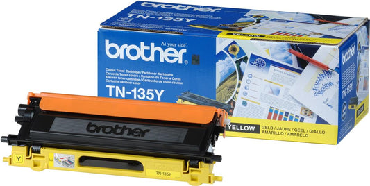 Genuine Brother TN135Y (TN-135Y) Yellow Toner Cartridge (VAT included)