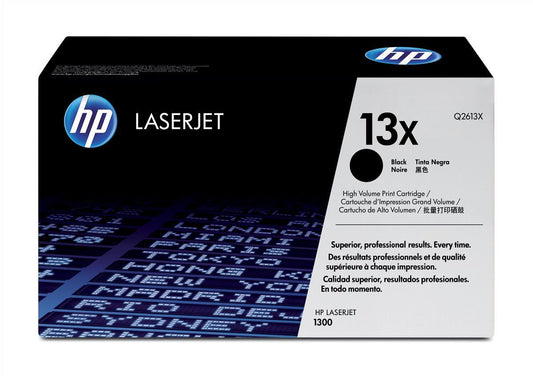 Genuine HP Q2613X (13X) Black Toner Cartridge (VAT included)
