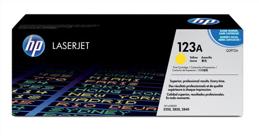 Genuine HP Q3972A (123A) Yellow Toner Cartridge (VAT included)