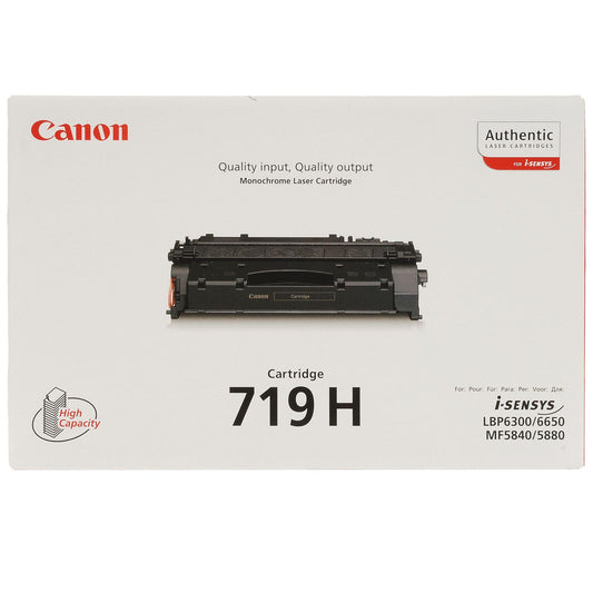 Genuine Canon 719H (3480B002) Black Toner Cartridge (VAT included)