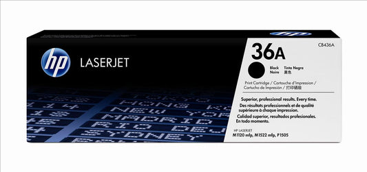 Genuine HP CB436A (36A) Black Printer Toner Cartridge