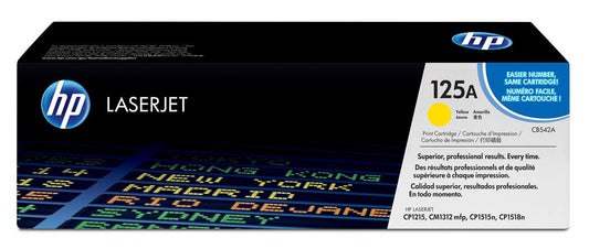 Genuine HP CB542A (125A) Yellow Toner Cartridge (VAT included)