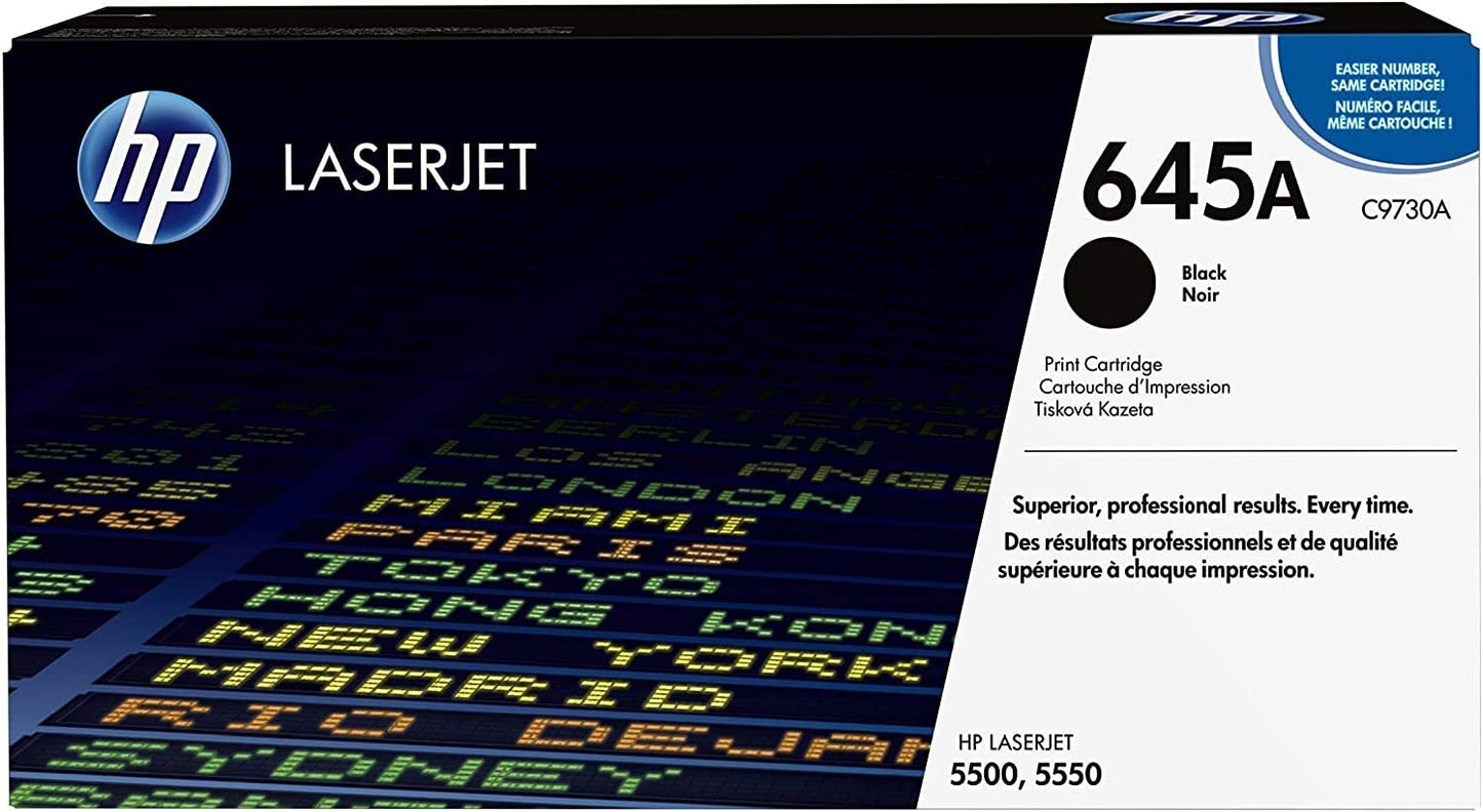 Genuine HP C9730A (645A) Black Toner Cartridge (VAT included)