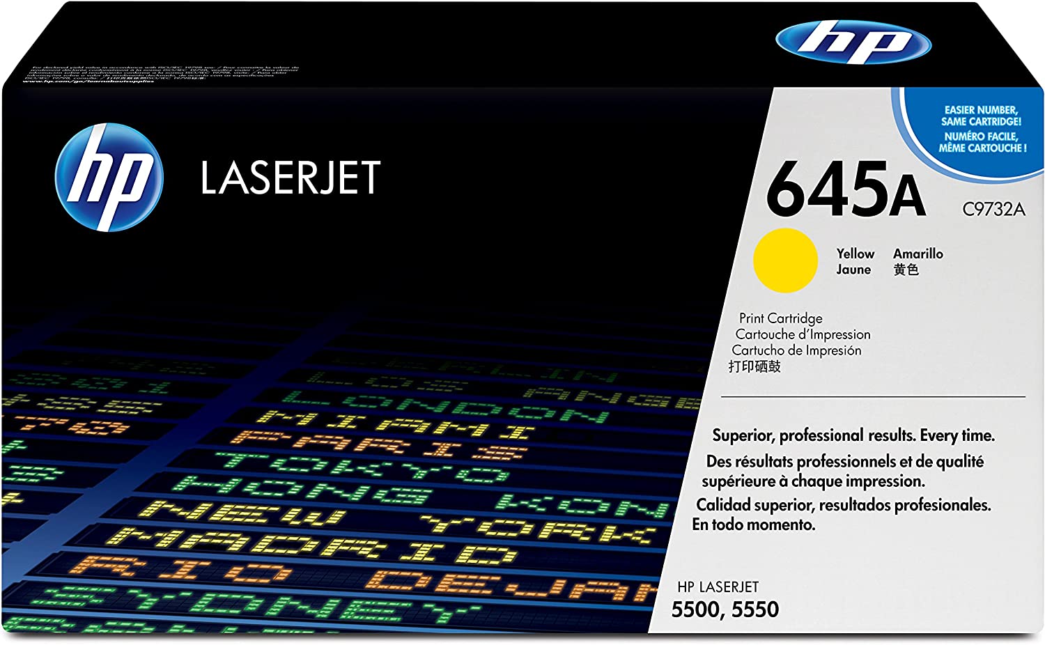 Genuine HP C9732A (645A) Yellow Toner Cartridge (VAT included) – Ink Robot
