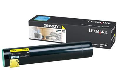 Genuine Lexmark X945X2YG  Yellow Toner Cartridge (VAT included)