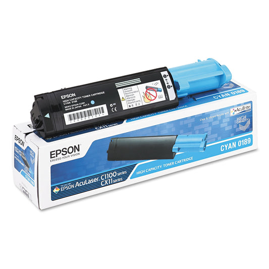 Genuine Epson S050189 (C13S050189) Cyan Toner Cartridge (VAT included)