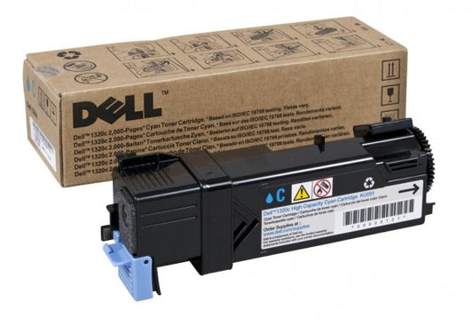 Genuine Dell 1320CC 593-10259 KU051 High (593-10259) Cyan Toner Cartridge (VAT included)
