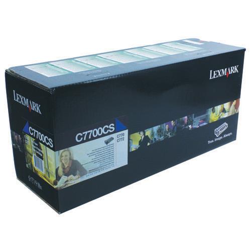 Genuine Lexmark C7700CS  Cyan Toner Cartridge (VAT included)
