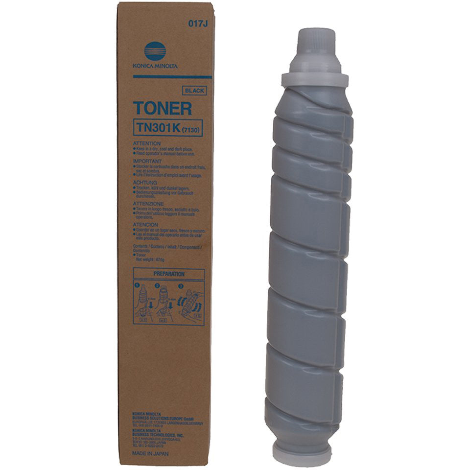 Genuine Konica Minolta TN301K  Black Toner Cartridge (VAT included)
