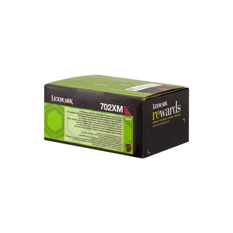 Genuine Lexmark 70C2XM0 (702XM) Magenta Toner Cartridge (VAT included)