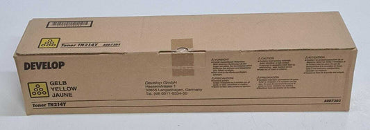 Genuine Konica Minolta TN214Y  Yellow Toner Cartridge (VAT included)