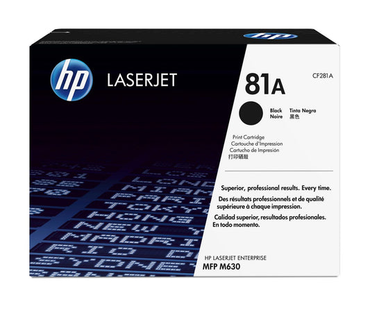 Genuine HP CF281A (81A) Black Toner Cartridge (VAT included)