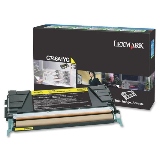 Genuine Lexmark C746A1YG  Yellow Toner Cartridge (VAT included)
