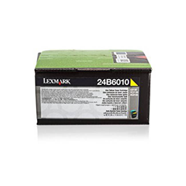 Genuine Lexmark 24B6010  Yellow Toner Cartridge (VAT included)