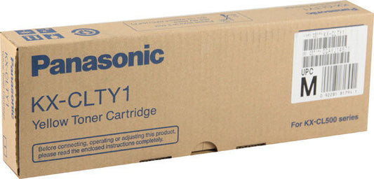 Genuine Panasonic KX-CLTY1B (KXCLTY1B) Yellow Toner Cartridge (VAT included)